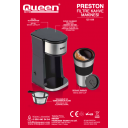 Queen Preston QC-039 Silver Filtre Kahve Makinesi